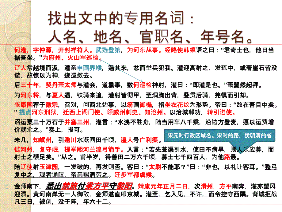 文言文阅读分辨专用名词何灌课件_第4页