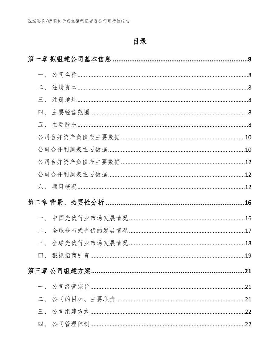 抚顺关于成立微型逆变器公司可行性报告_第2页