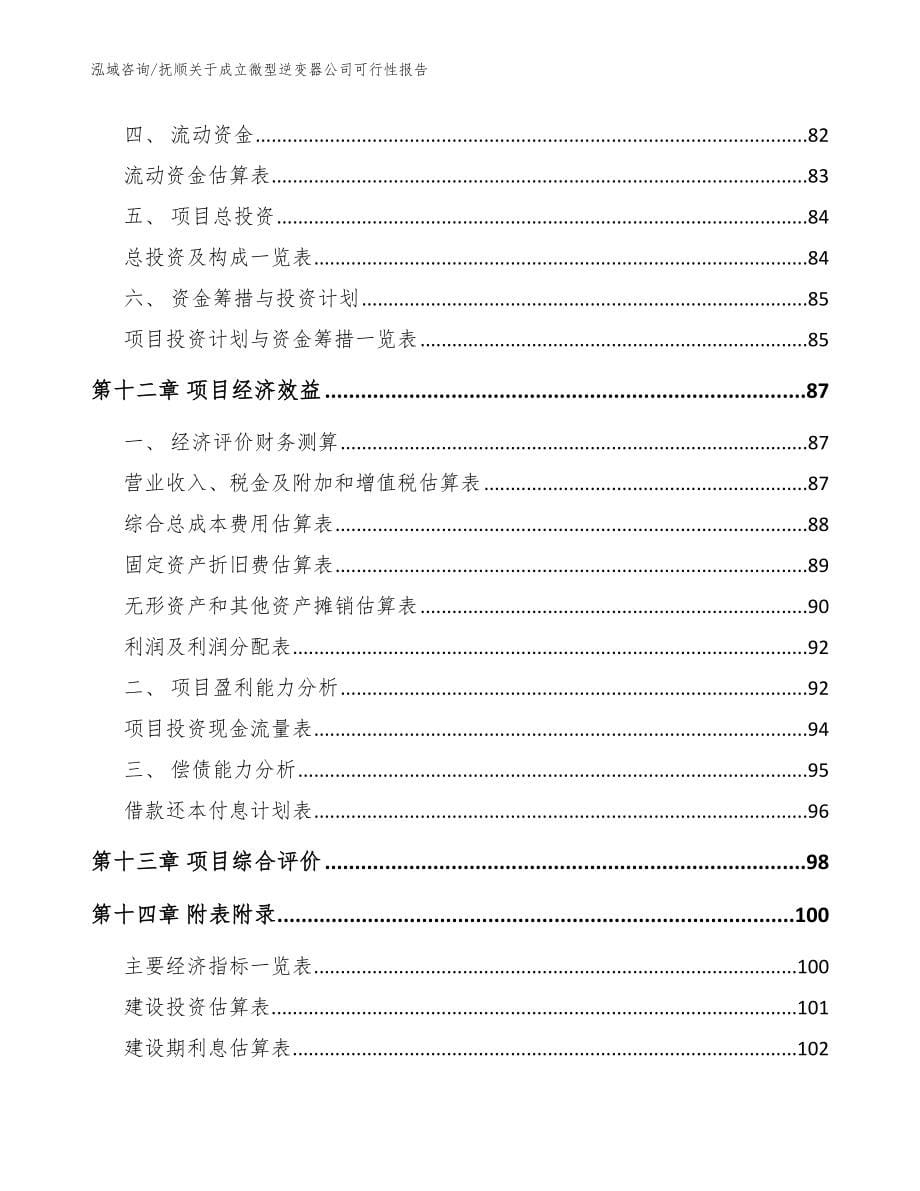 抚顺关于成立微型逆变器公司可行性报告_第5页