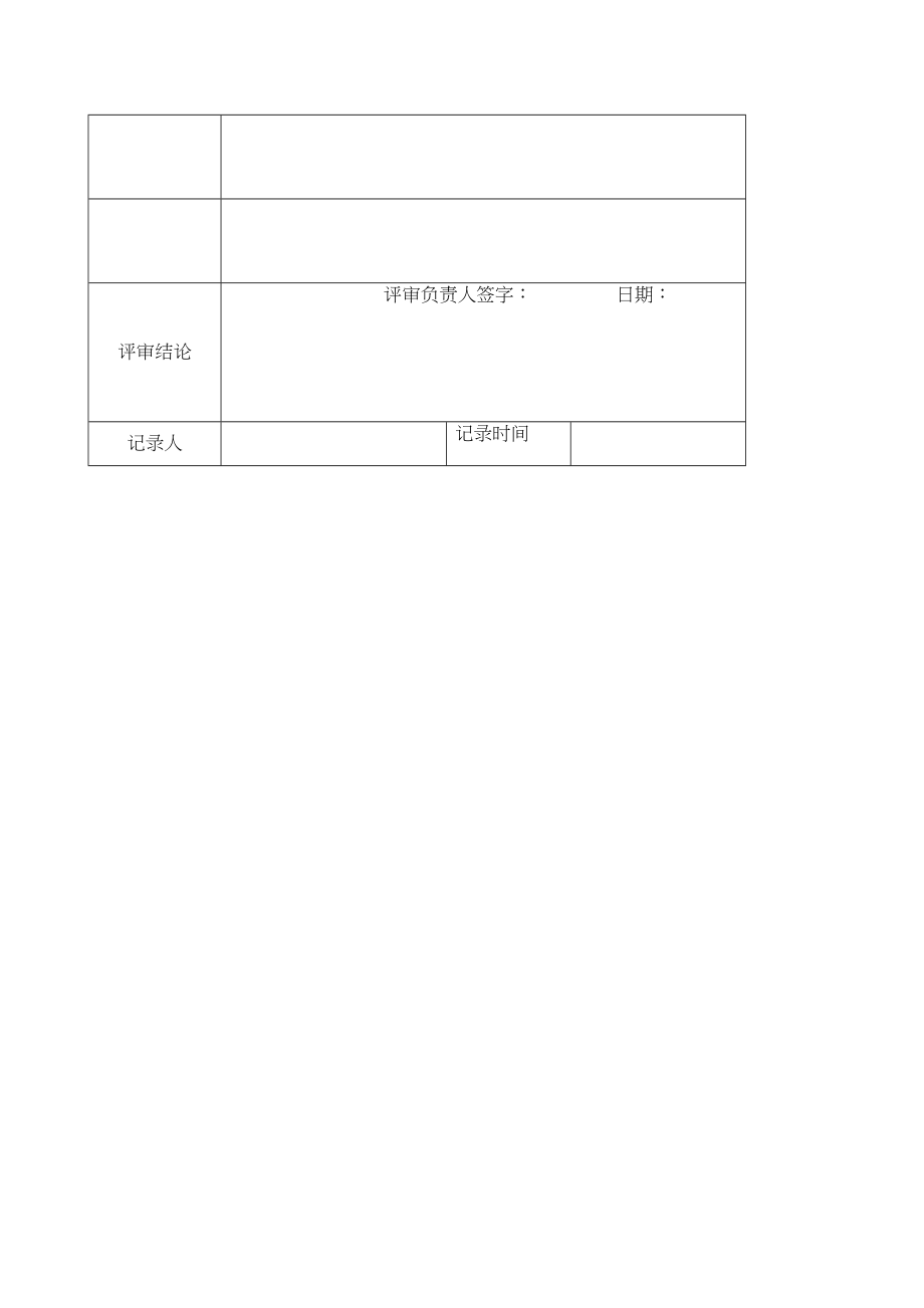 应急预案内部评审表(模板)_第4页