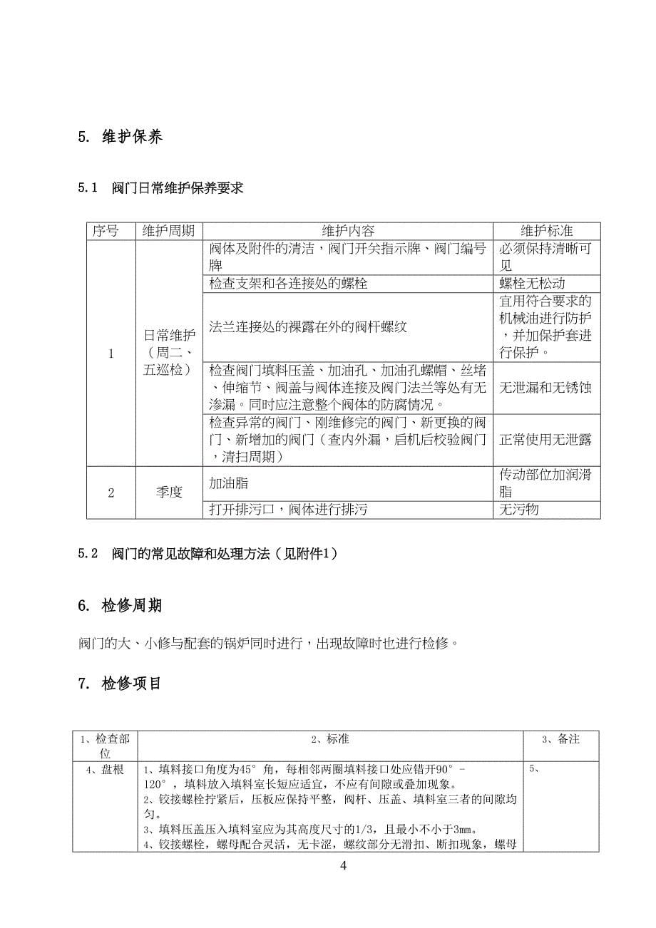 截止阀检修工艺技艺规程_第5页