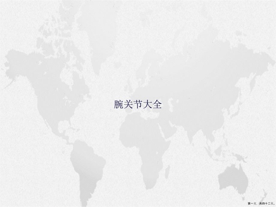腕关节大全讲课文档_第1页