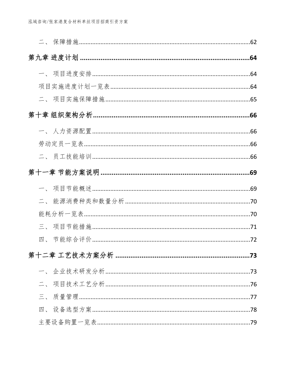 张家港复合材料单丝项目招商引资方案【范文参考】_第4页