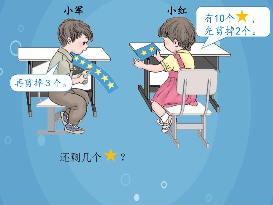 人教版小学数学一年级下册 3.两位数减一位数、整十数课件(共12张PPT)_第2页