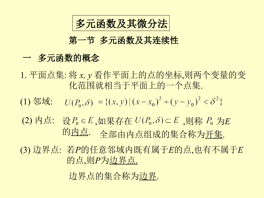 山东大学高等数学课件06多元函数微分学_第2页