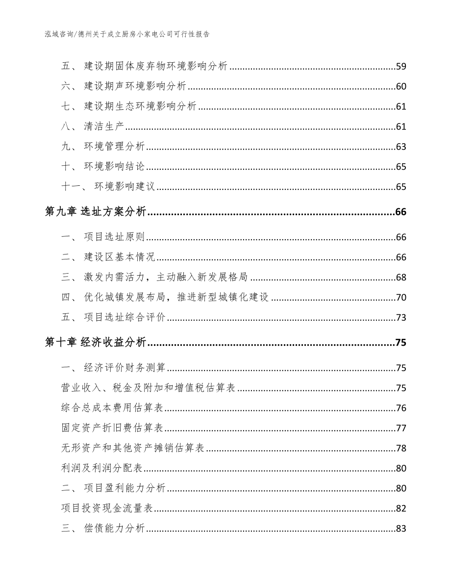 德州关于成立厨房小家电公司可行性报告_第4页