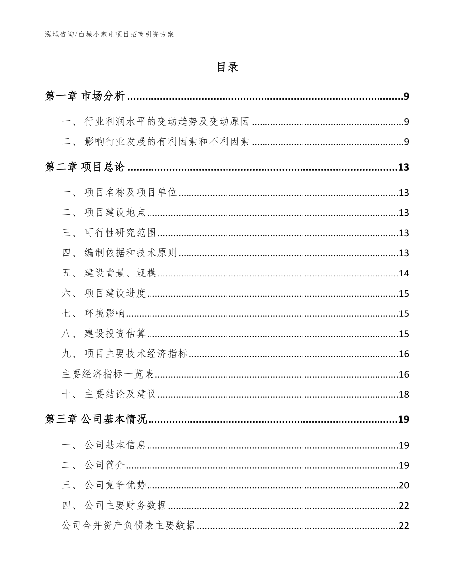 白城小家电项目招商引资方案_第2页