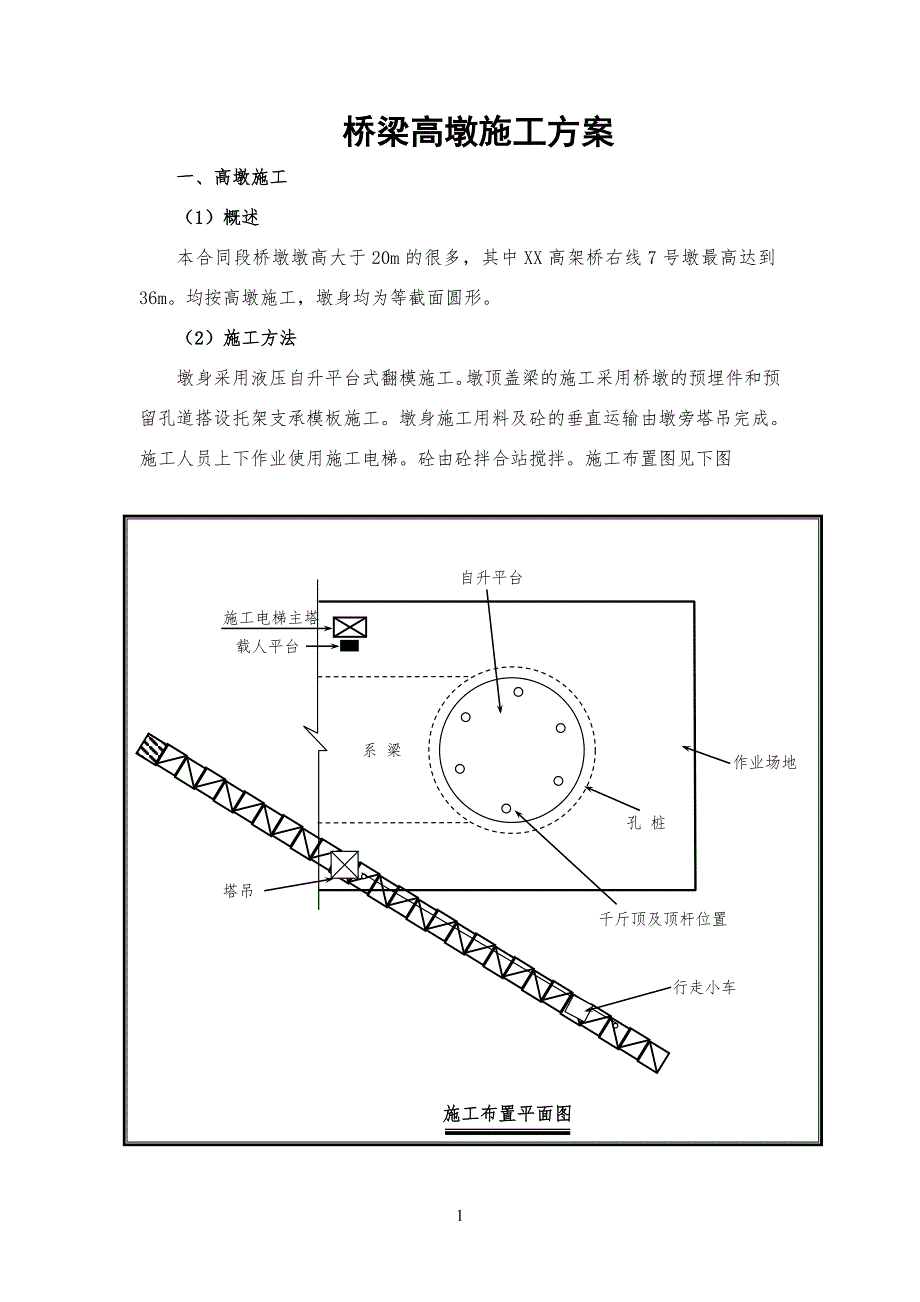 桥梁工程高墩工程施工专项方案_第1页