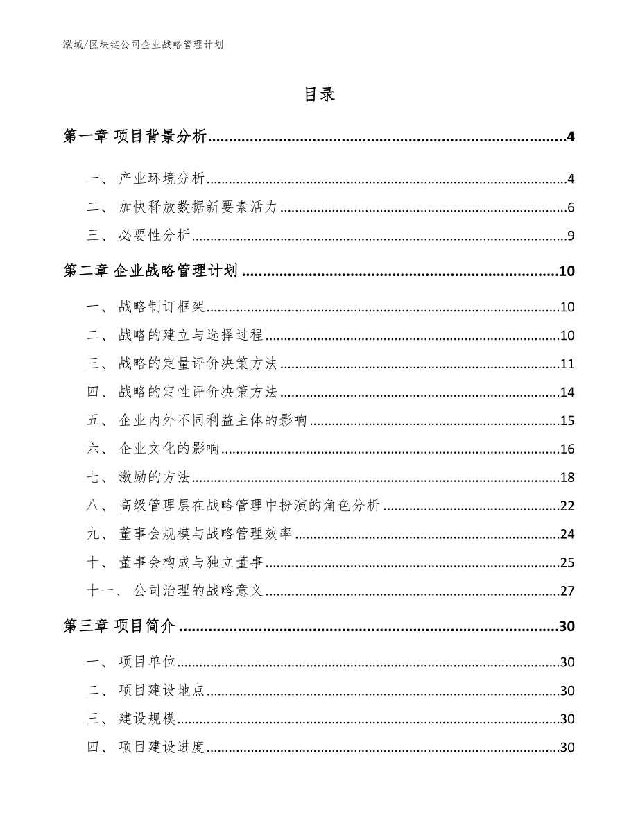 区块链公司企业战略管理计划_第2页