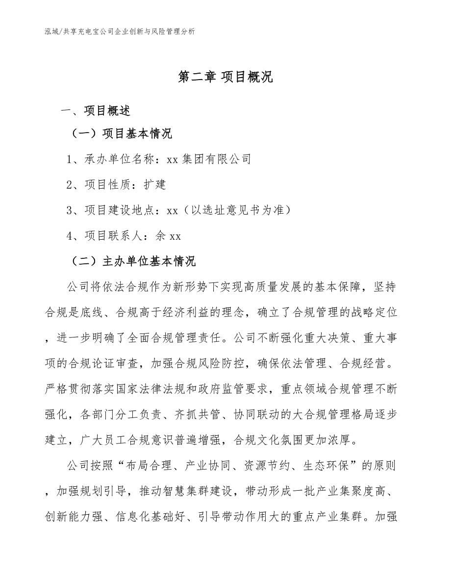 共享充电宝公司企业创新与风险管理分析_第5页