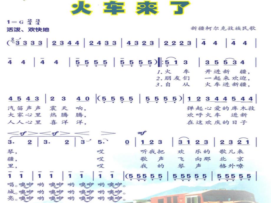 人音版小学六年级音乐下册《火车来了》教学课件（12ppt）_第3页