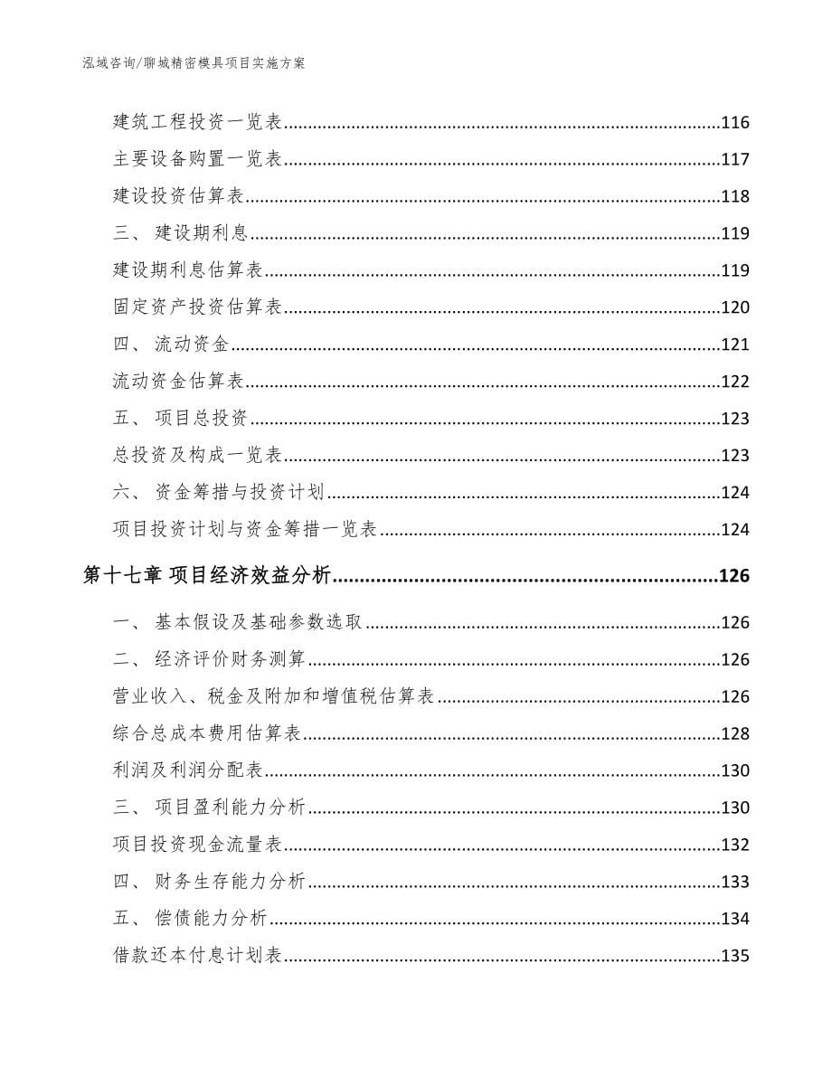 聊城精密模具项目实施方案_模板范文_第5页