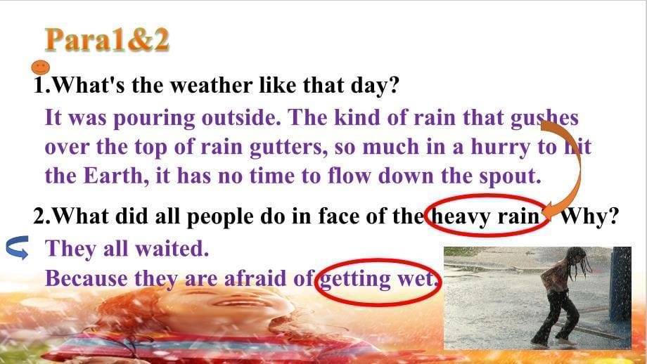 高中英语《Run Through the Rain》课件设计_第5页