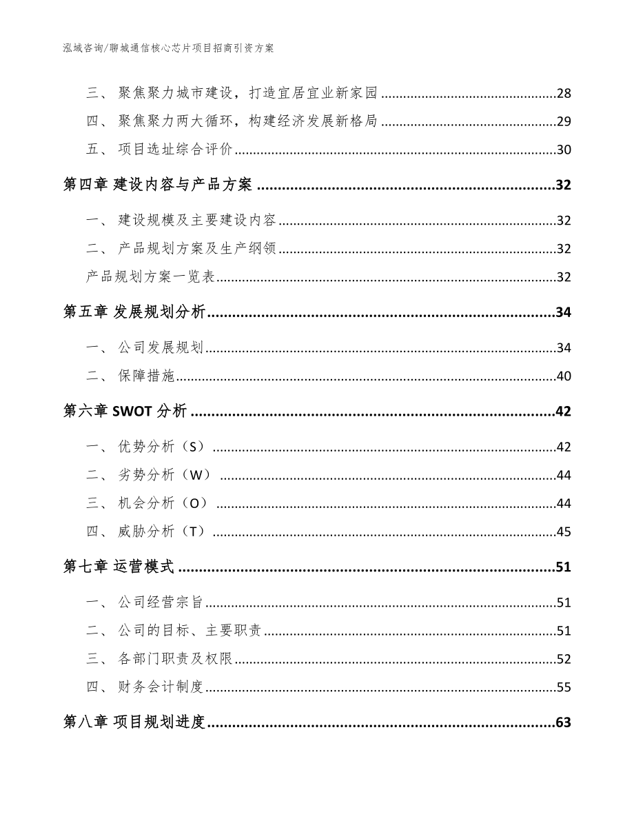 聊城通信核心芯片项目招商引资方案（参考模板）_第2页