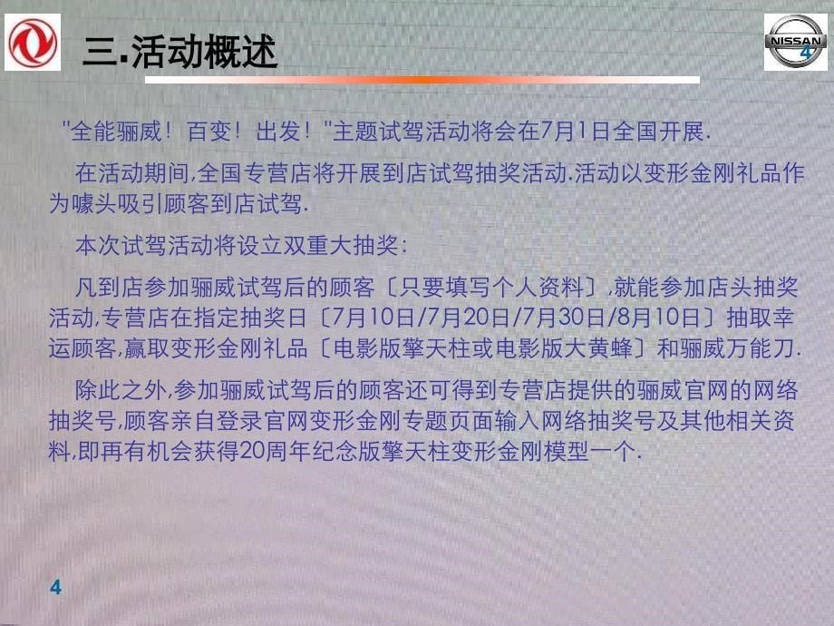 骊威精彩试驾会专营店操作执行手册_第5页