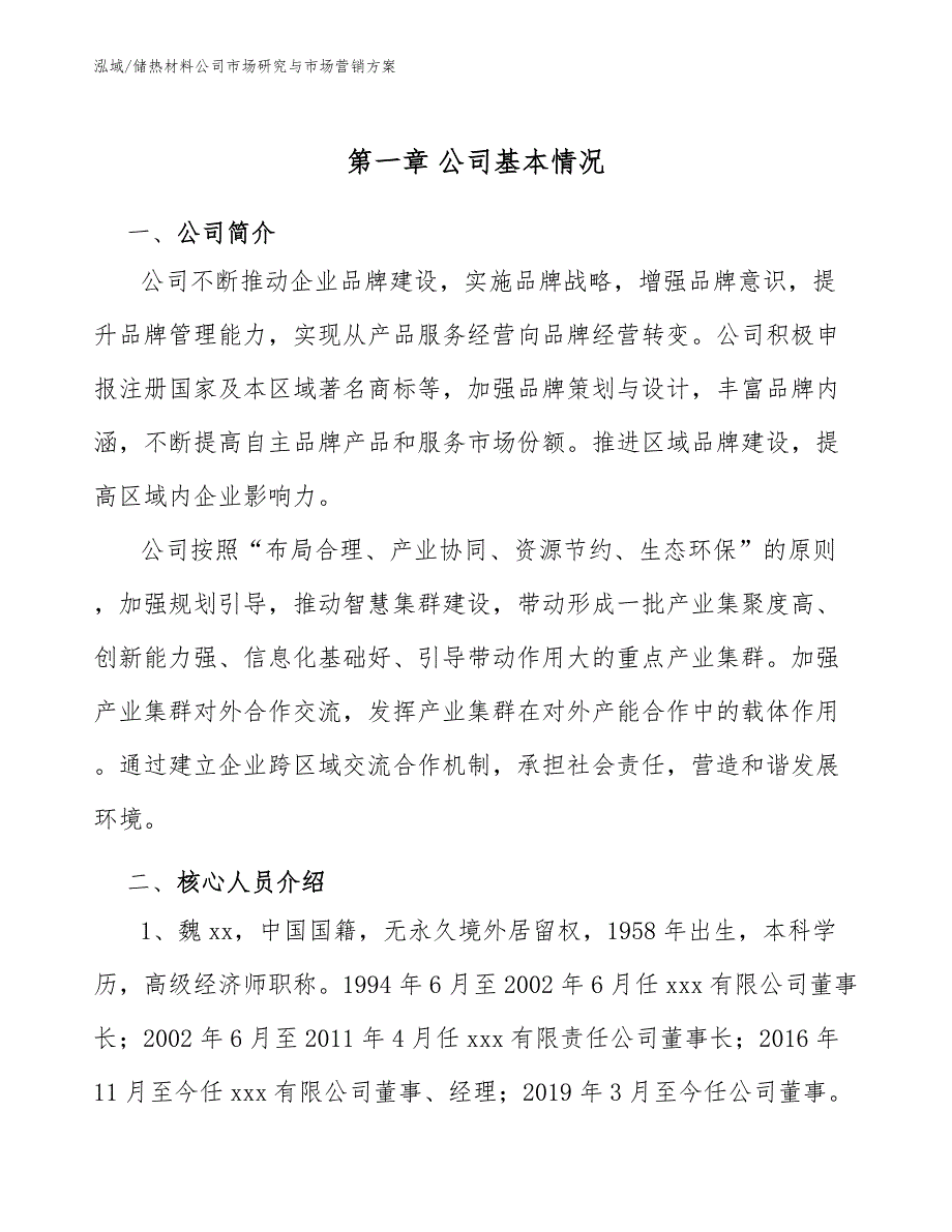 储热材料公司市场研究与市场营销【参考】_第4页