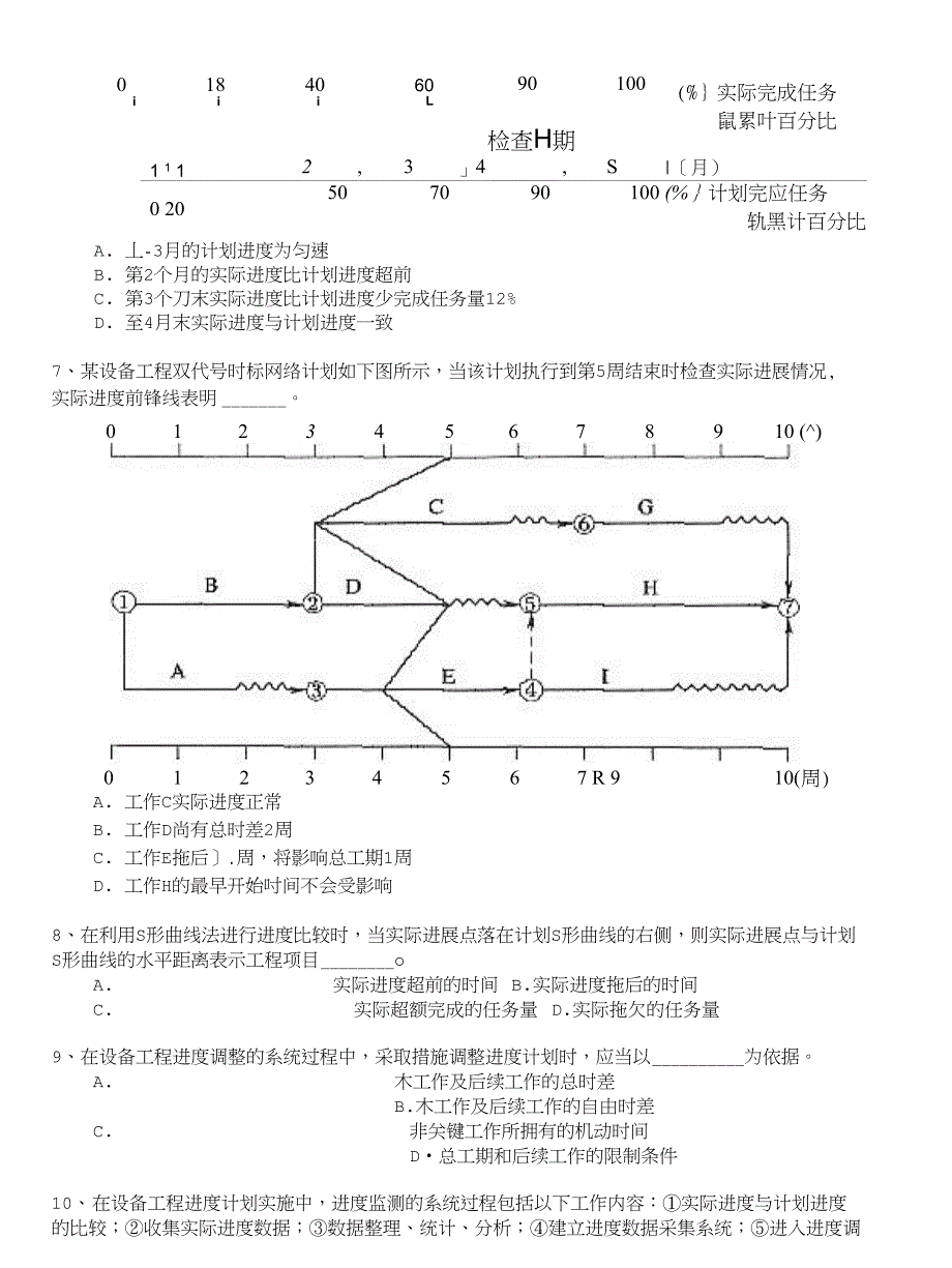 注册设备监理师-进度控制、投资、质量综合分类模拟题2_第3页