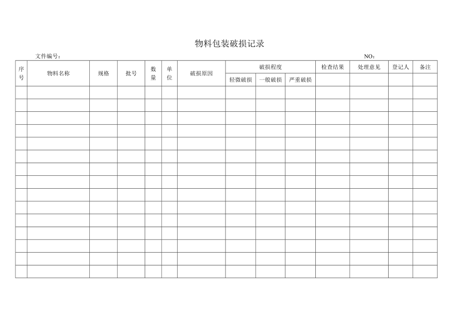 包装破损记录_第1页