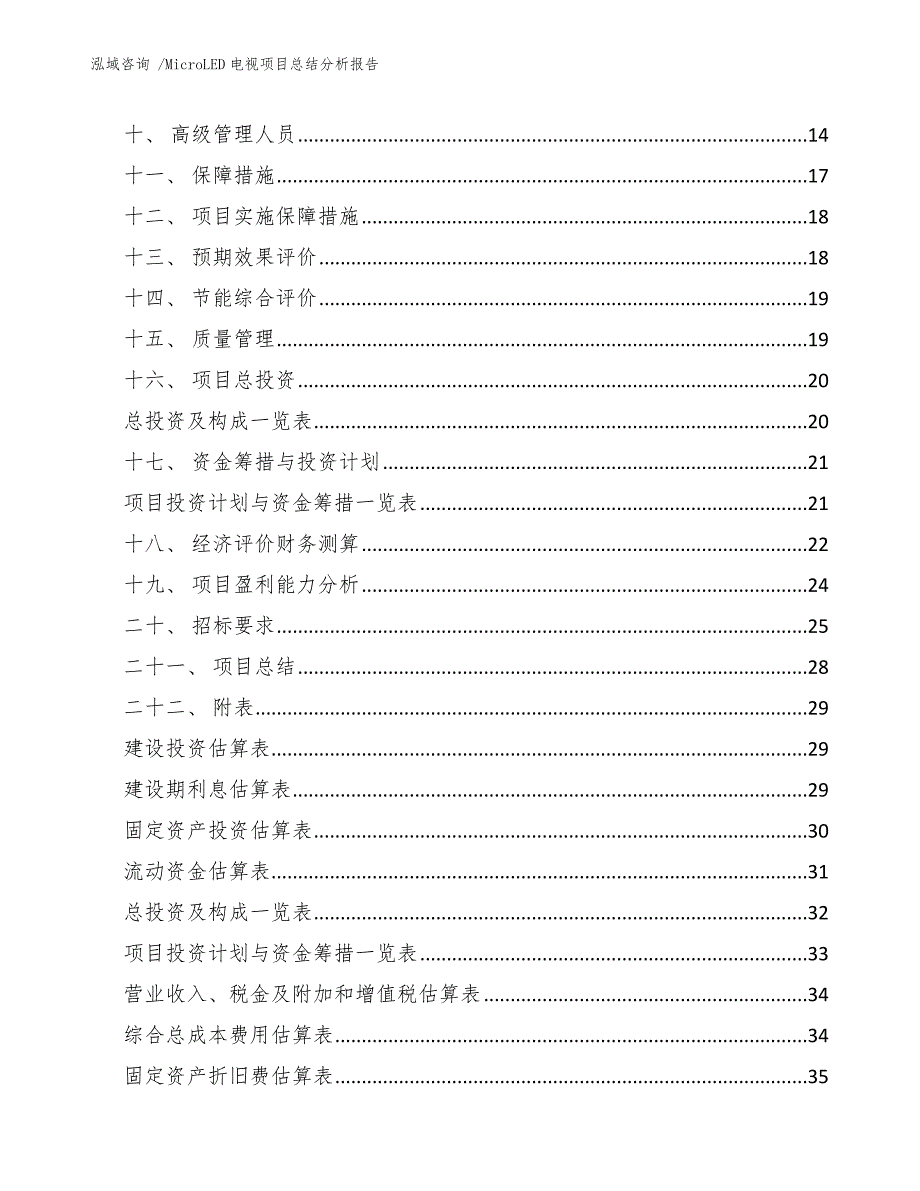 MicroLED电视项目总结分析报告【参考范文】_第3页