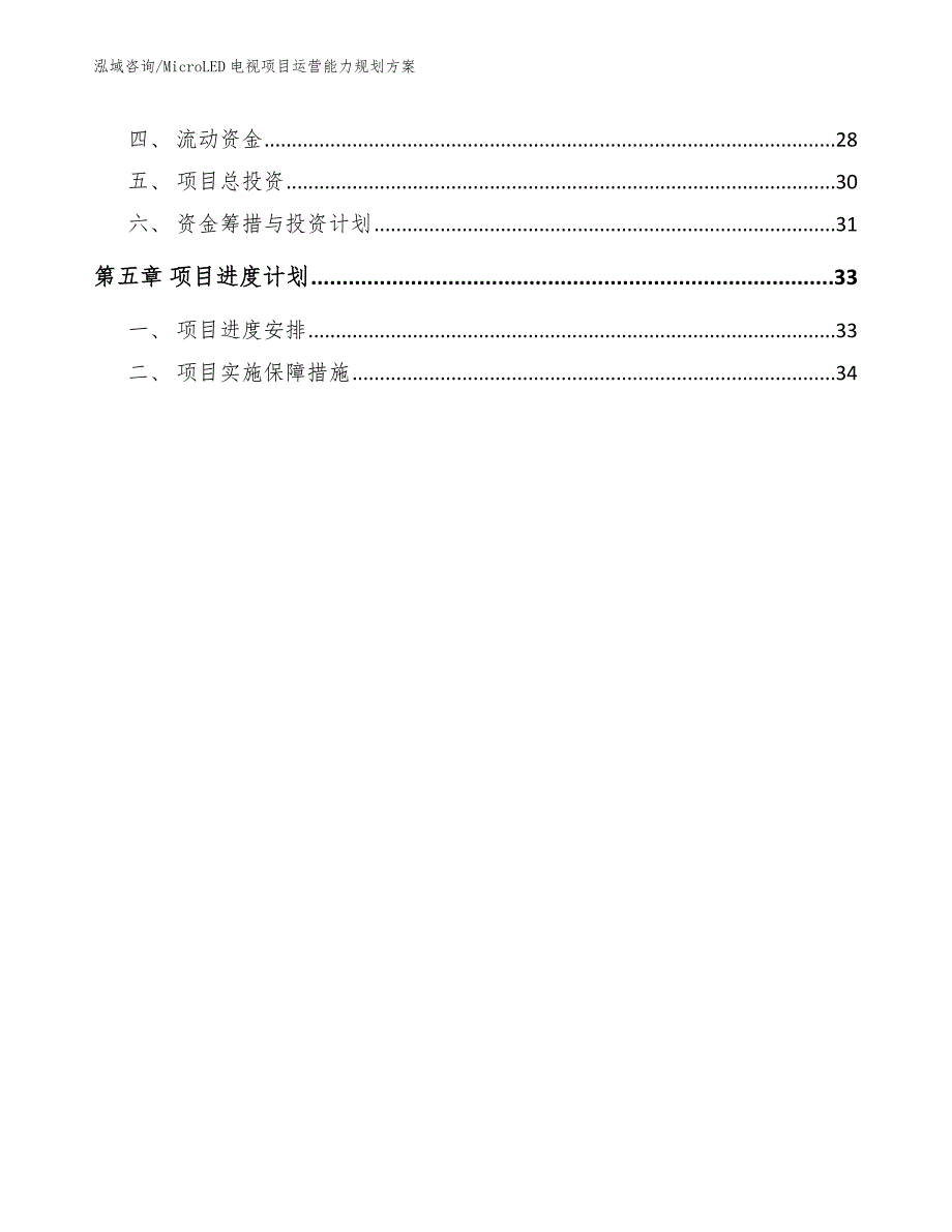 MicroLED电视项目运营能力规划方案_参考_第3页