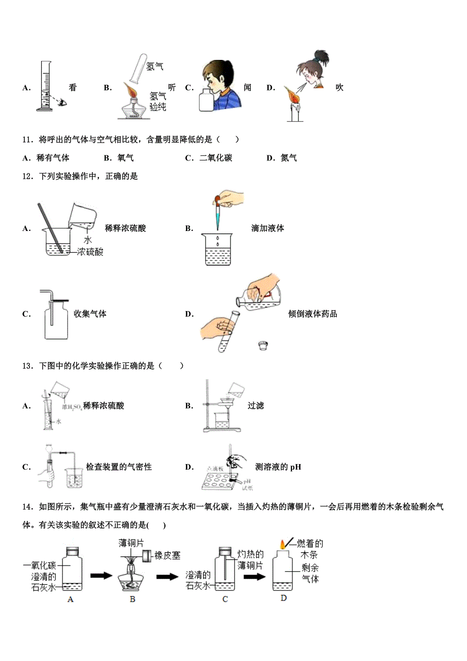 2022届贵州省遵义市桐梓县中考化学最后冲刺浓缩精华卷含解析_第3页