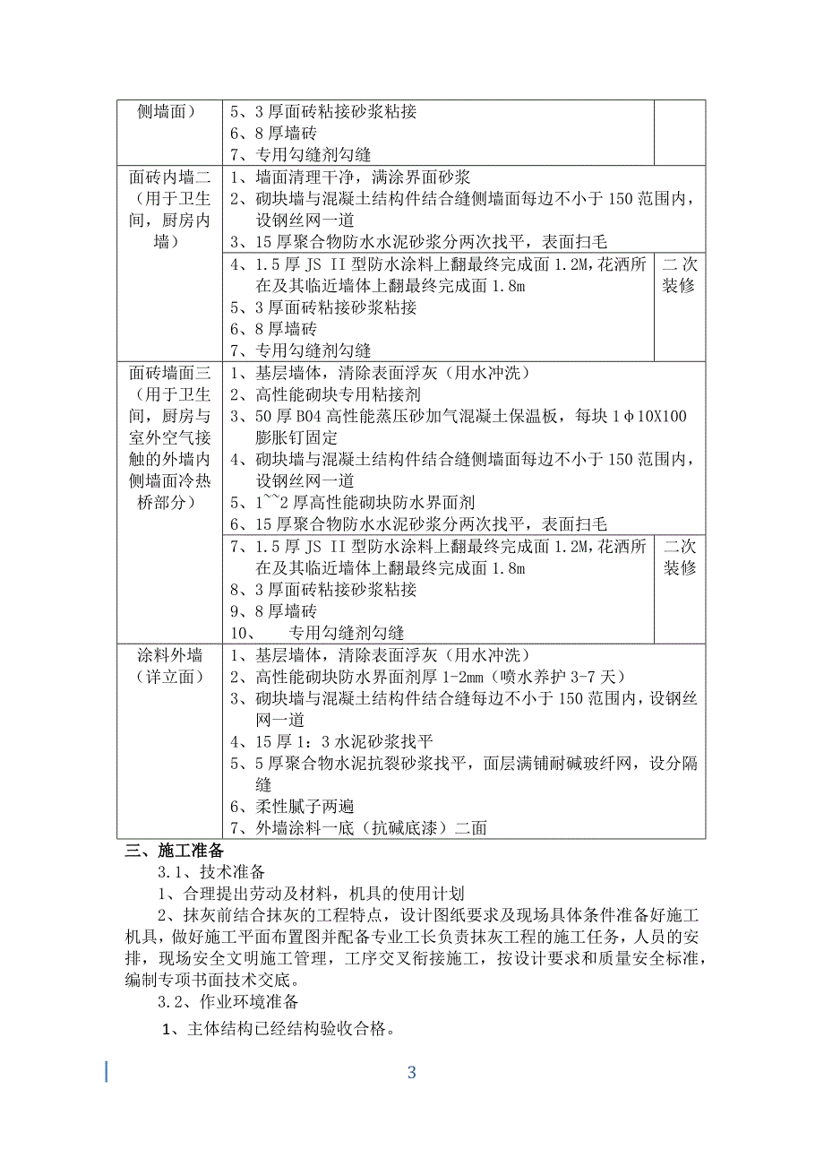 绿地之窗四期抹灰工程施工方案_第3页