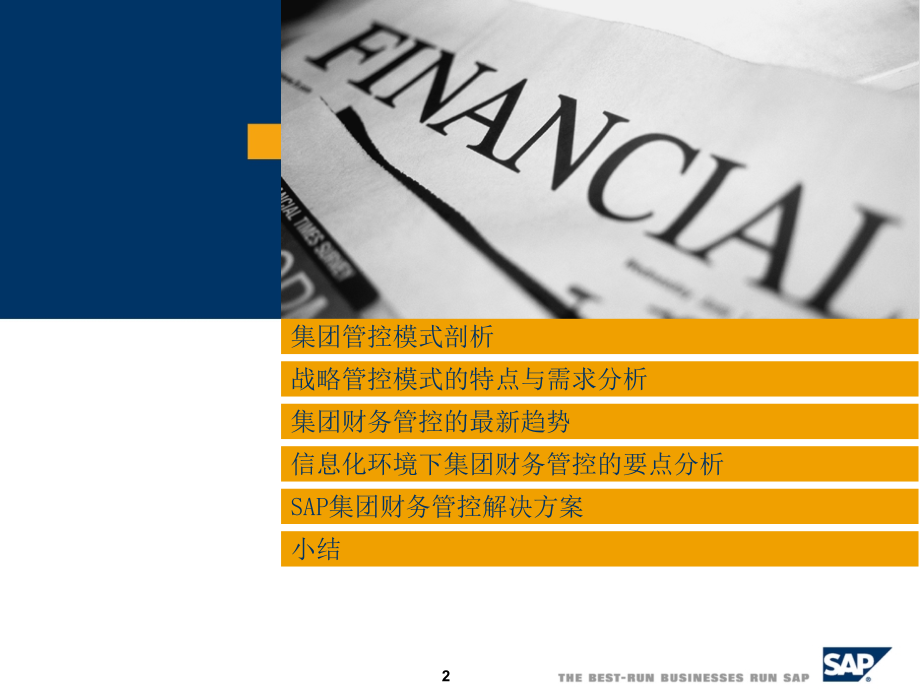 SAP 集团财务方案PPT课件_第2页