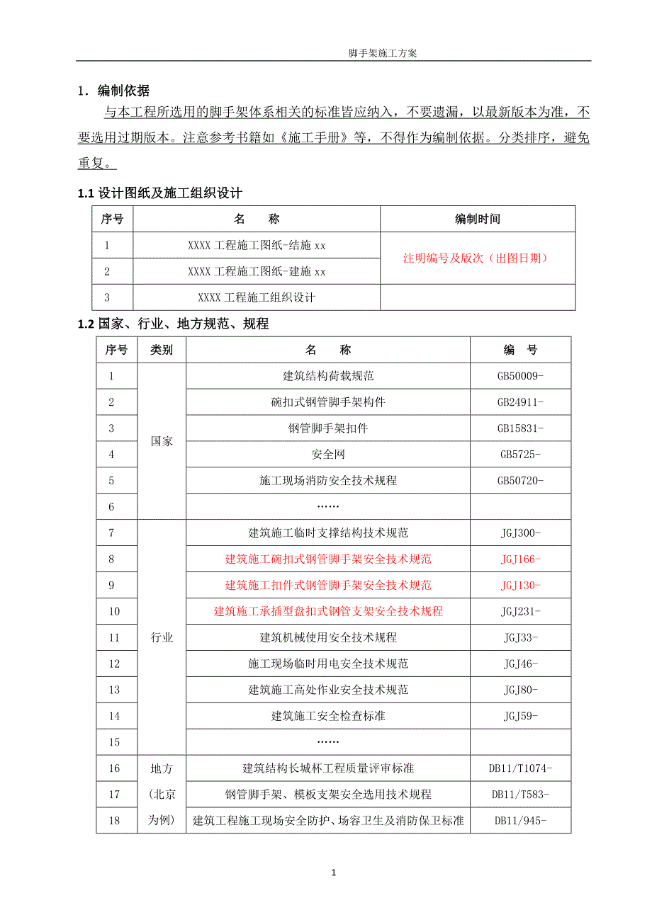 外脚手架架安全专项施工方案编制模板_第3页