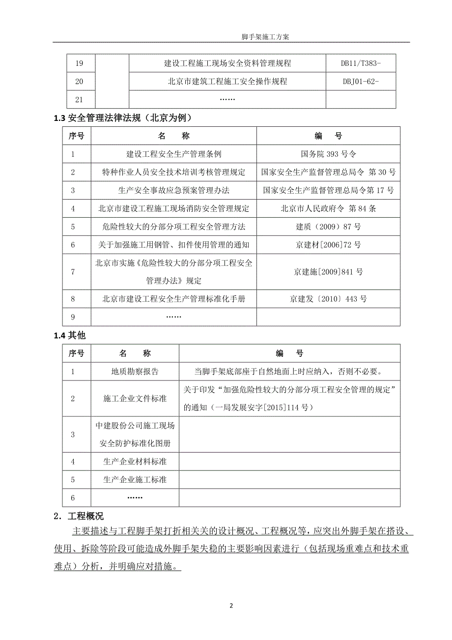 外脚手架架安全专项施工方案编制模板_第4页