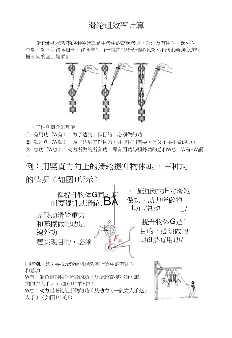 滑轮组效率计算_第1页