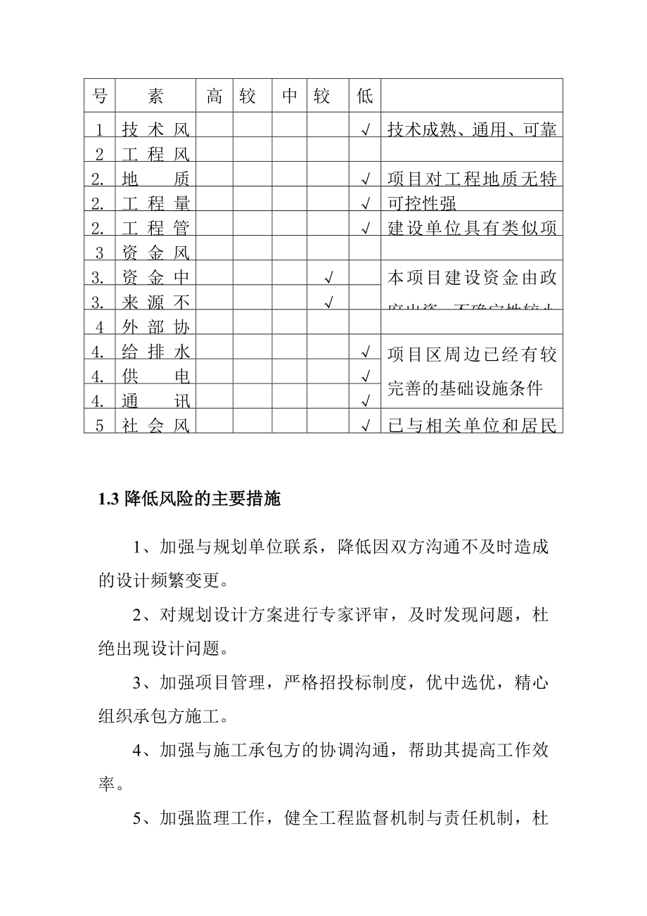 道路改建工程风险分析方案_第2页