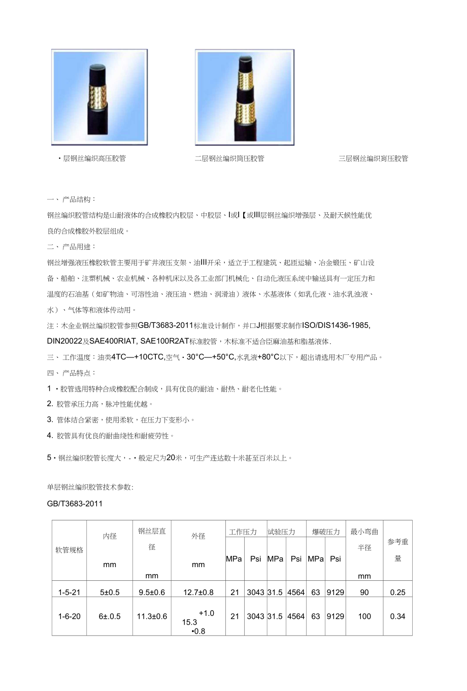 高压胶管规格型号_图文[教育]_第1页