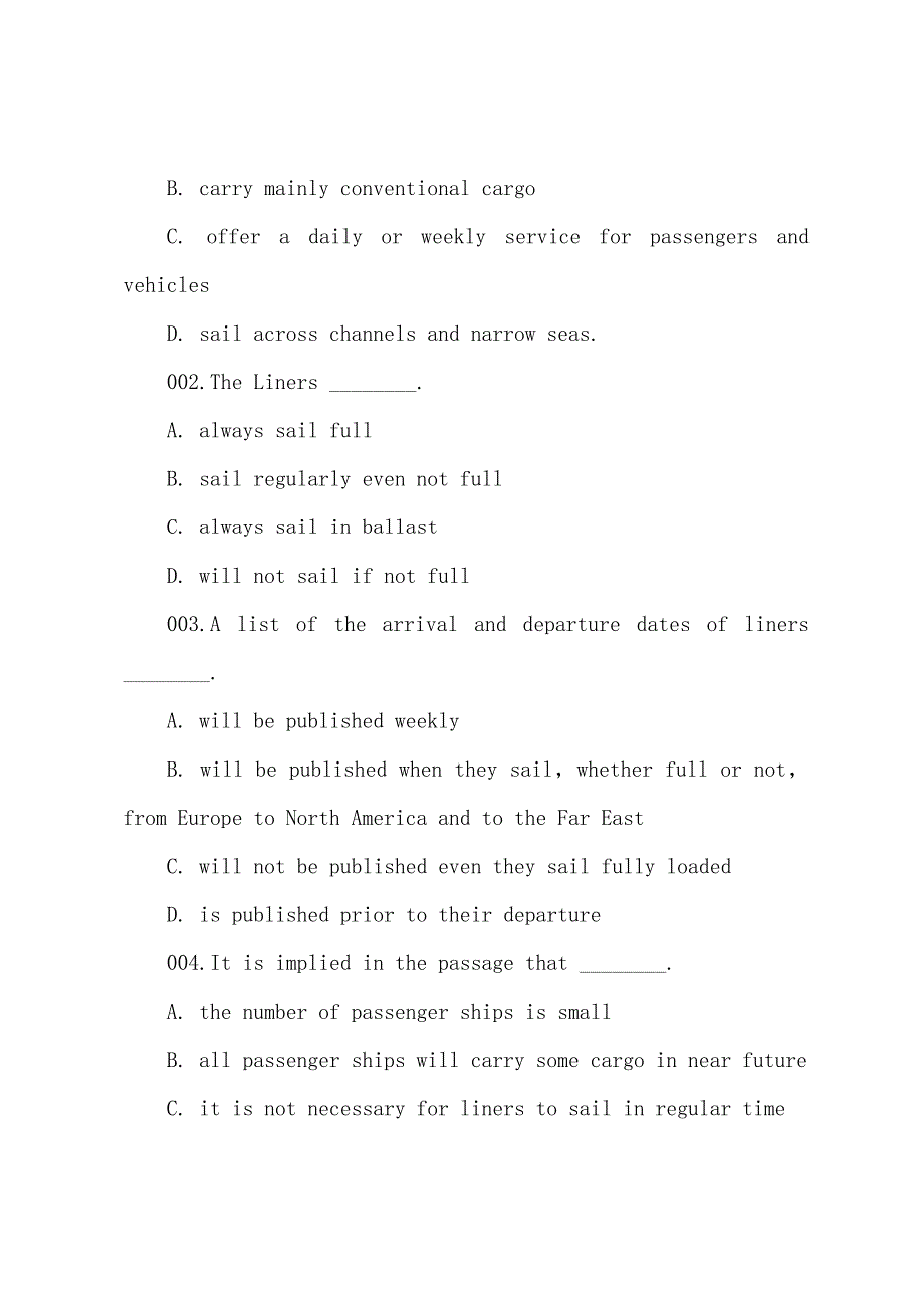 三副航海英语阅读理解整理_第2页