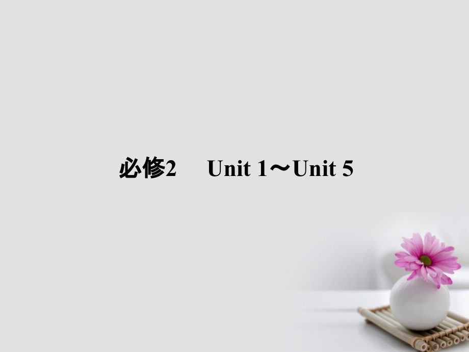 2018届高三英语总复习第一部分回归教材Unit5Music优质课件新人教版必修2_第2页