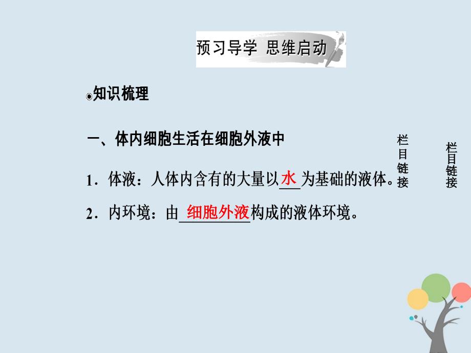 2018-2019学年高中生物第一章人体的内环境与稳态第1节细胞生活的环境优质课件新人教版必修3_第3页