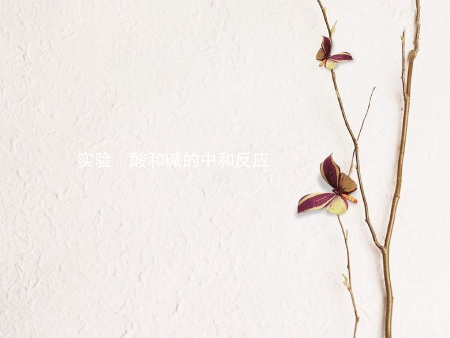 （安徽专版）中考化学总复习 实验10.2 酸和碱的中和反应课件_第1页