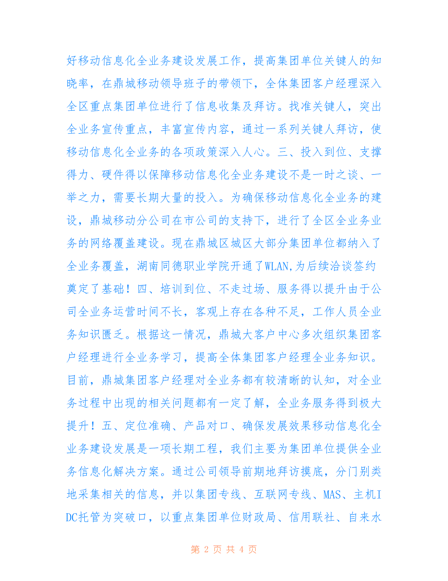 鼎城移动2022年全业务年度总结报告_第2页