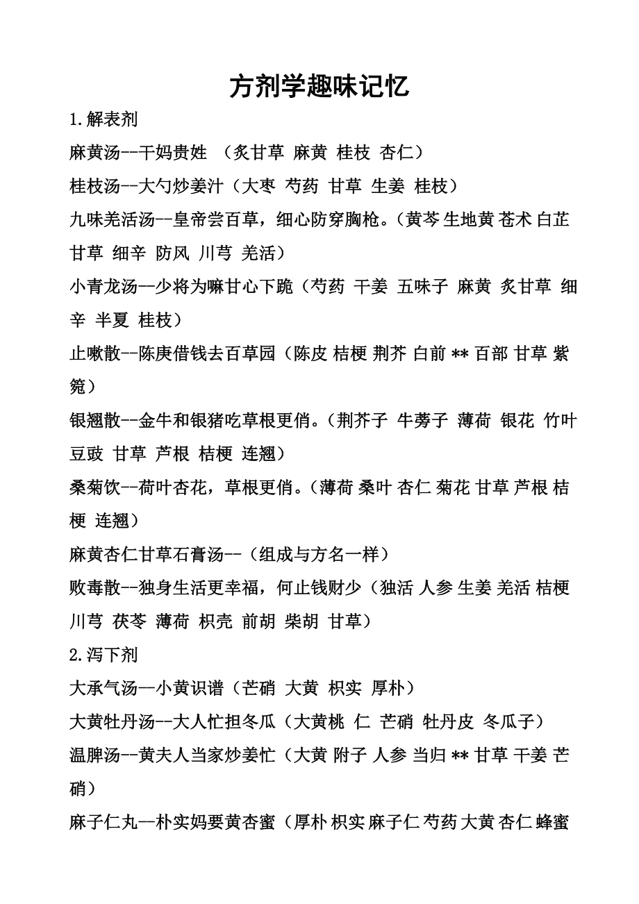 方剂学趣味记忆_第1页