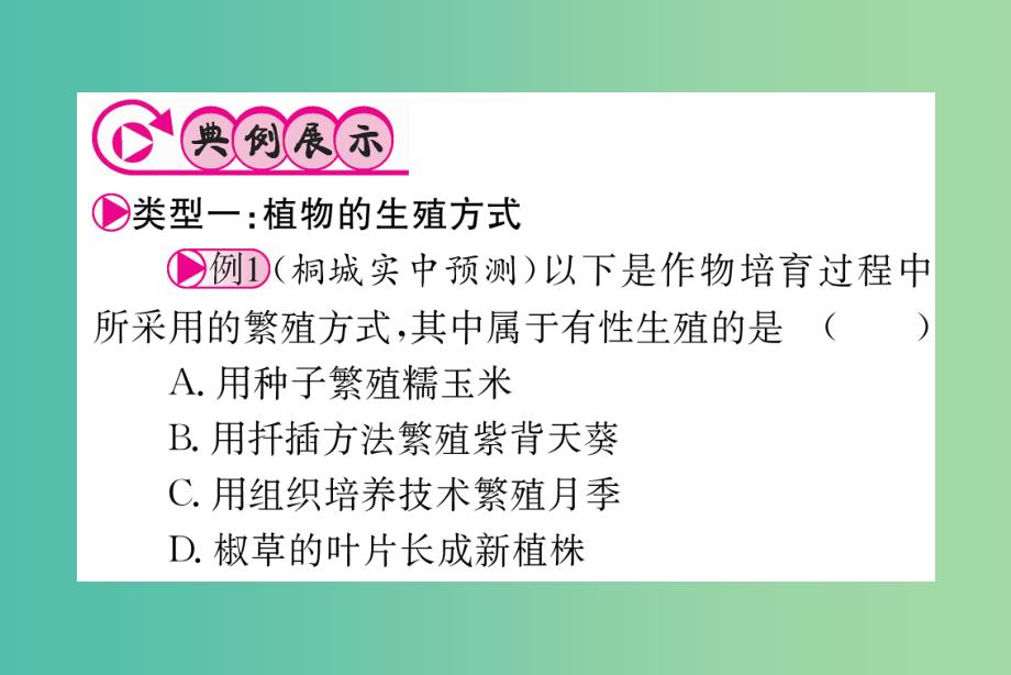 中考生物-第二部分-知识综合突破-专题六-生物的生殖、发育和遗传复习配套课件_第4页