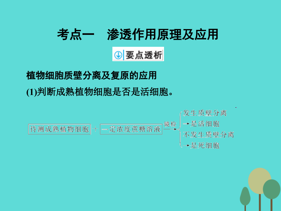 2017年高考生物一轮复习第2单元细胞的基本结构和物质运输功能第7讲细胞的物质输入和输出课件_第2页