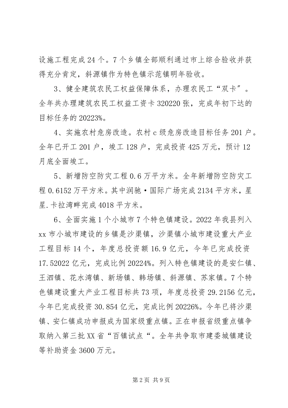 2022年建设局工作总结4_第2页