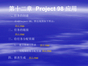 标准项目管理培训教程第12章project应用