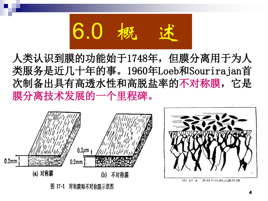 第六章膜分离过程ppt课件_第4页