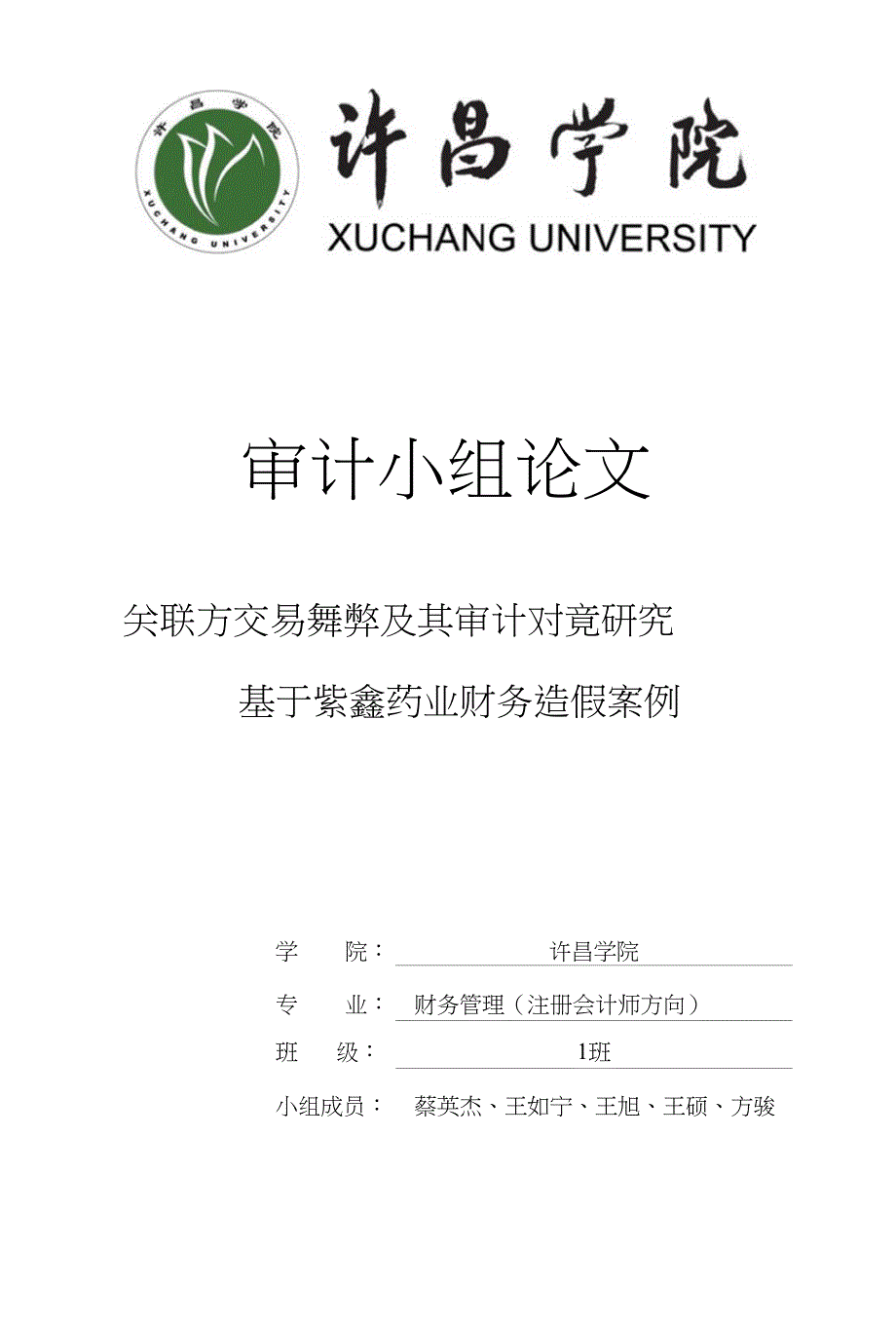 第二组审计报告_第1页