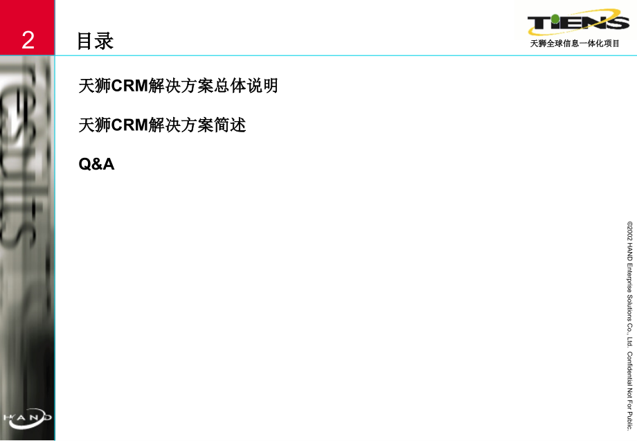 天狮集团 全球信息一体化项目建议方案_第2页