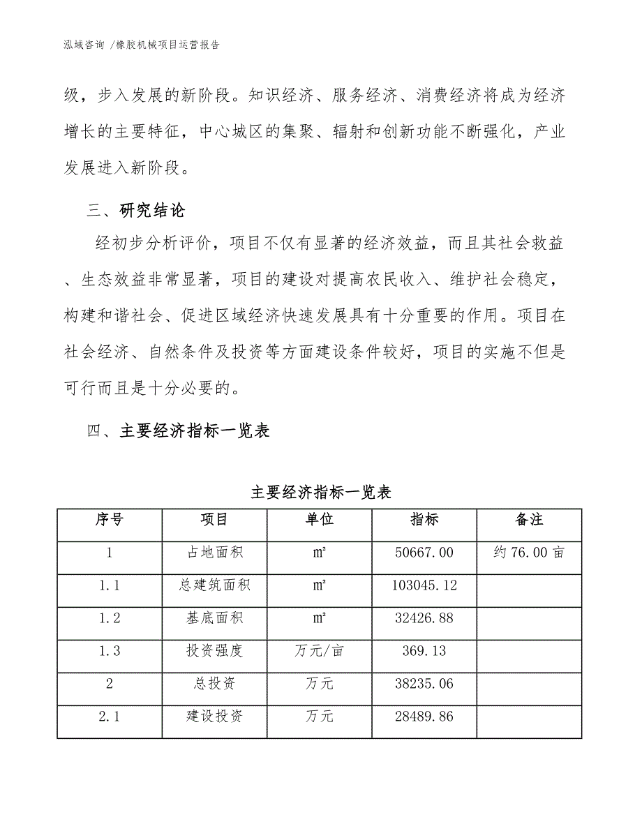 橡胶机械项目运营报告_第3页