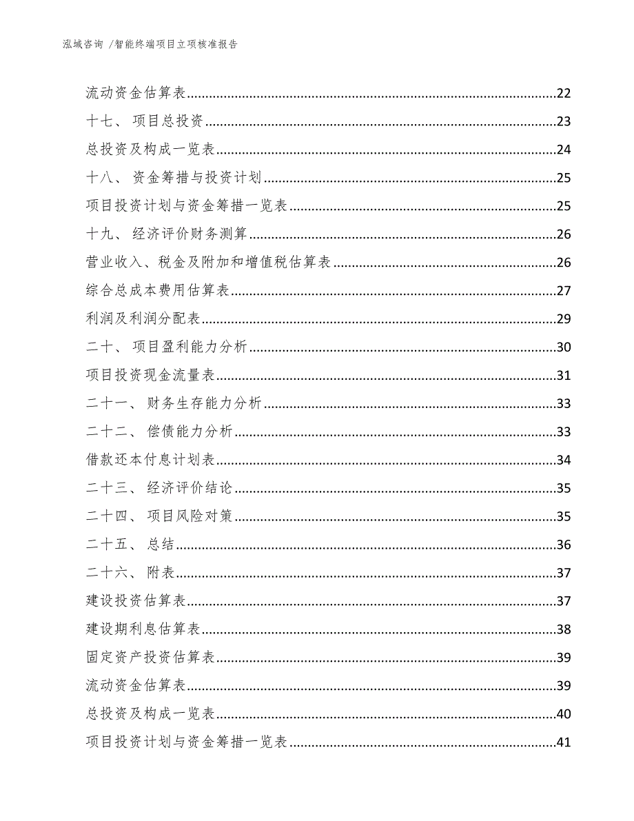 智能终端项目立项核准报告_第4页