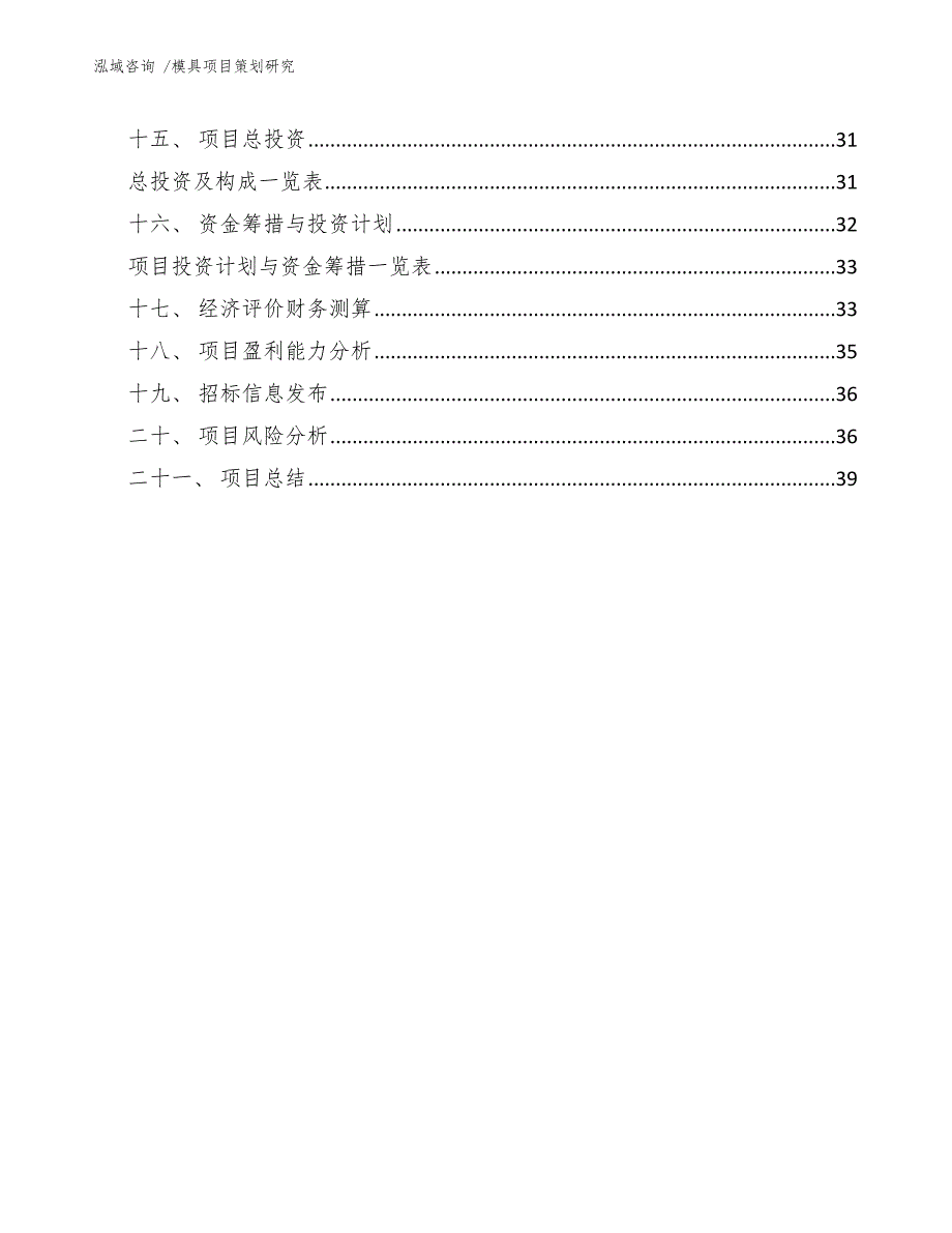 模具项目策划研究-范文参考_第2页