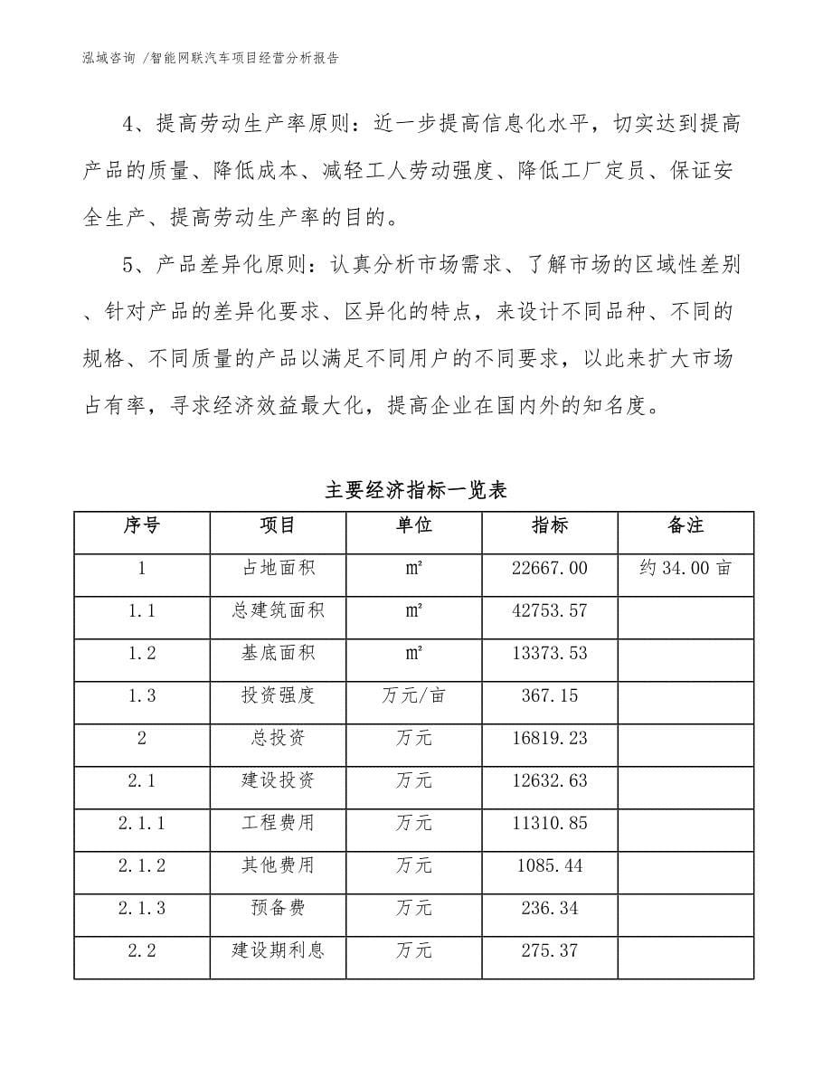 智能网联汽车项目经营分析报告_第5页