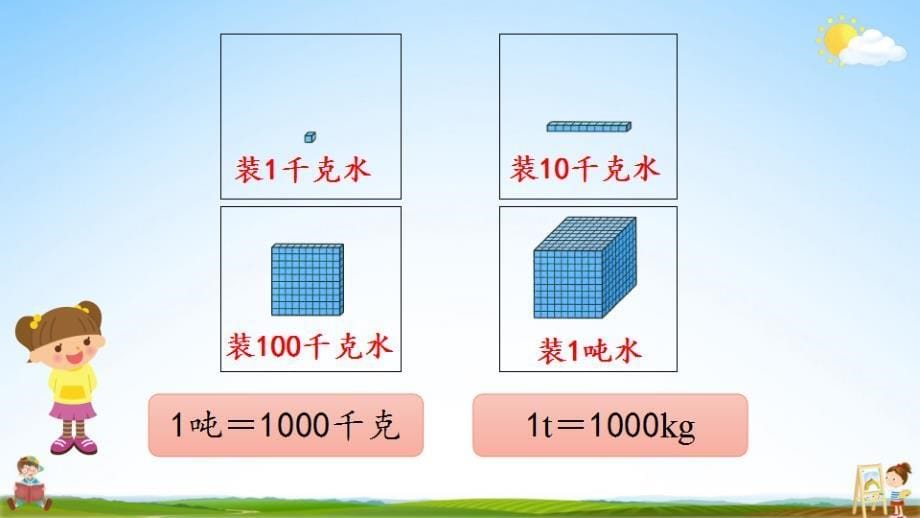 北京课改版三年级数学下册《3-1 吨的认识》课堂教学课件_第5页